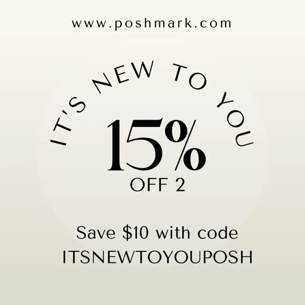 Poshmark 15% off 2